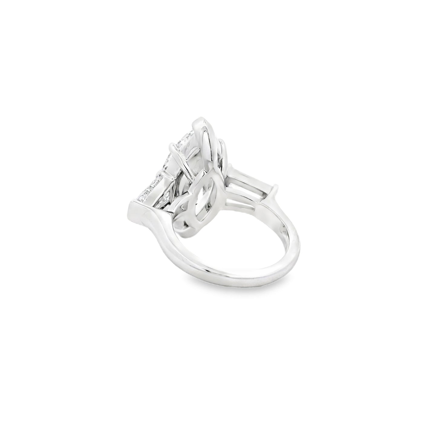 Platinum GIA Certified 8.02ct Diamond Marquise Brilliant Ring