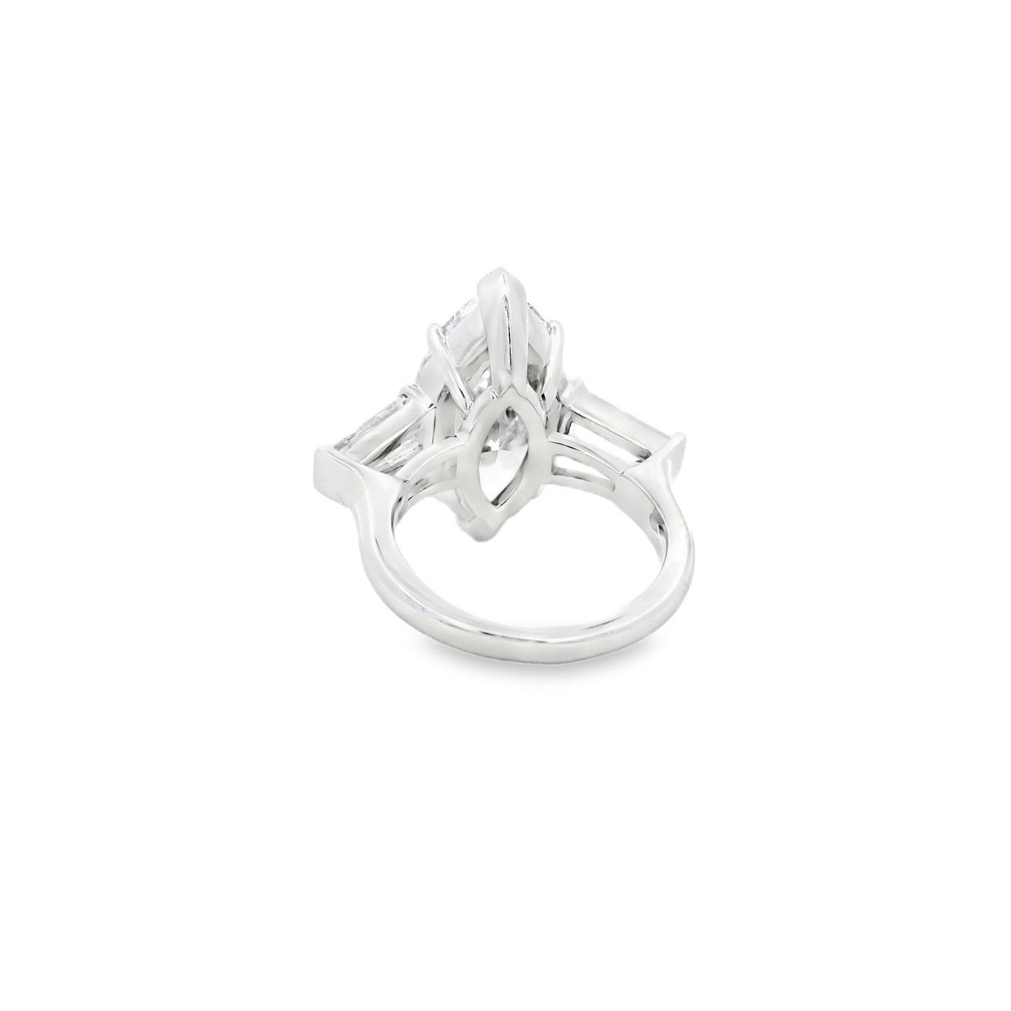 Platinum GIA Certified 8.02ct Diamond Marquise Brilliant Ring