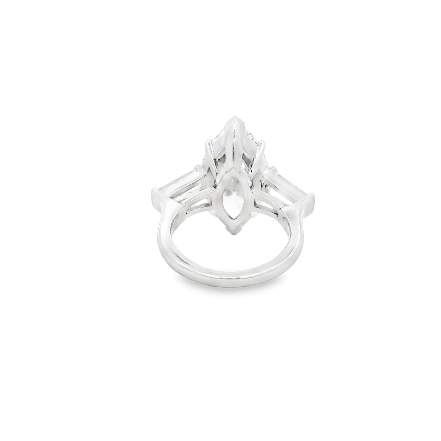 Platinum GIA Certified 8.02ct Diamond Marquise Brilliant Ring