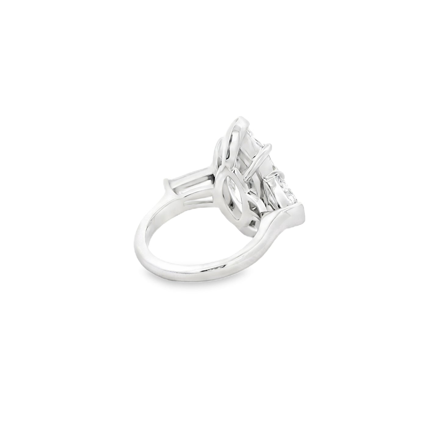 Platinum GIA Certified 8.02ct Diamond Marquise Brilliant Ring