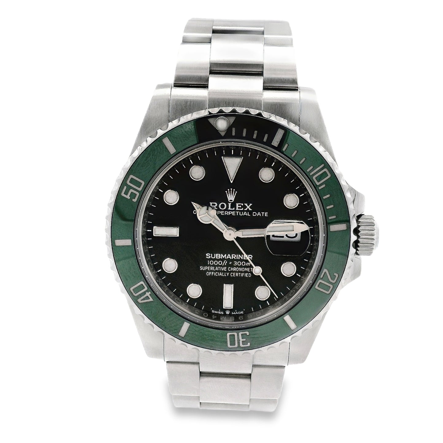 Rolex 126610LV "Starbucks" Submariner Green Bezel and Black Dial Watch