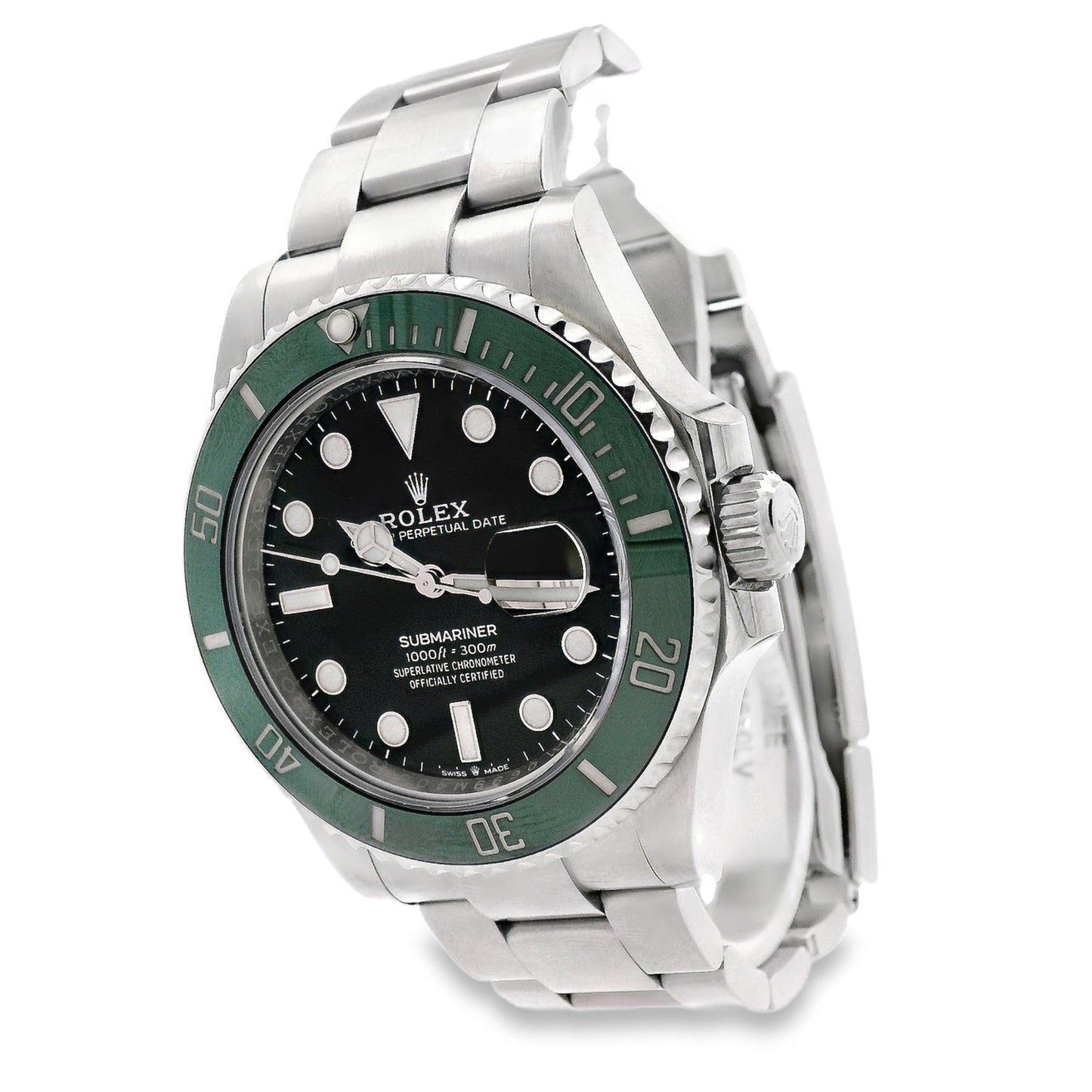 Rolex 126610LV "Starbucks" Submariner Green Bezel and Black Dial Watch