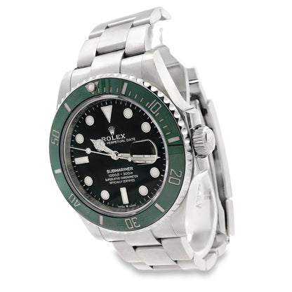 Rolex 126610LV "Starbucks" Submariner Green Bezel and Black Dial Watch