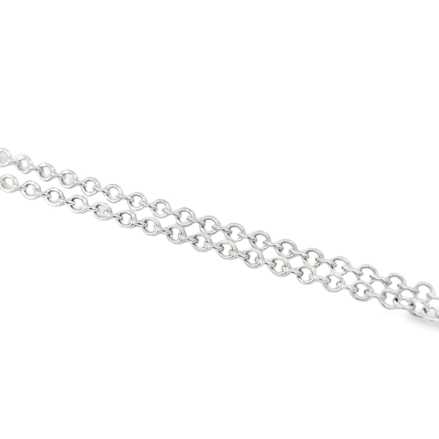 14k White Gold GIA Certified 2.08ct Heart Cut Natural Diamond Pendant Necklace