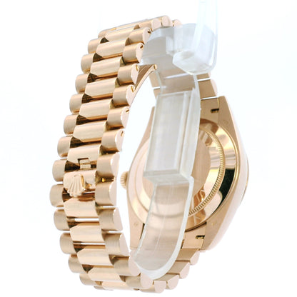 Rolex 228235 18k Rose Gold 40mm Day-Date with Roman Dial Watch
