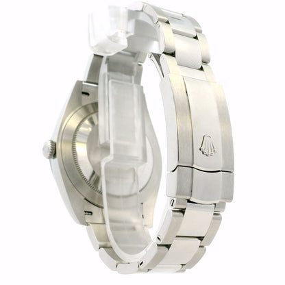 Rolex 126300 41mm Datejust Wimbledon Dial on Oyster Bracelet Watch