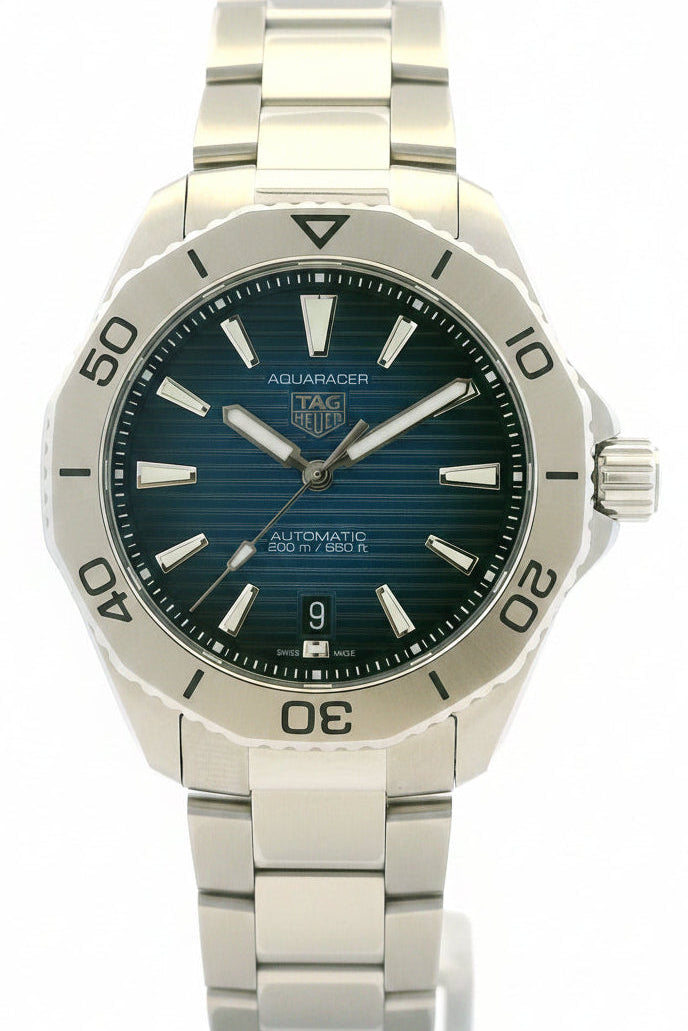 TAG Heuer Aquaracer 40mm Blue Dial Stainless Steel Watch