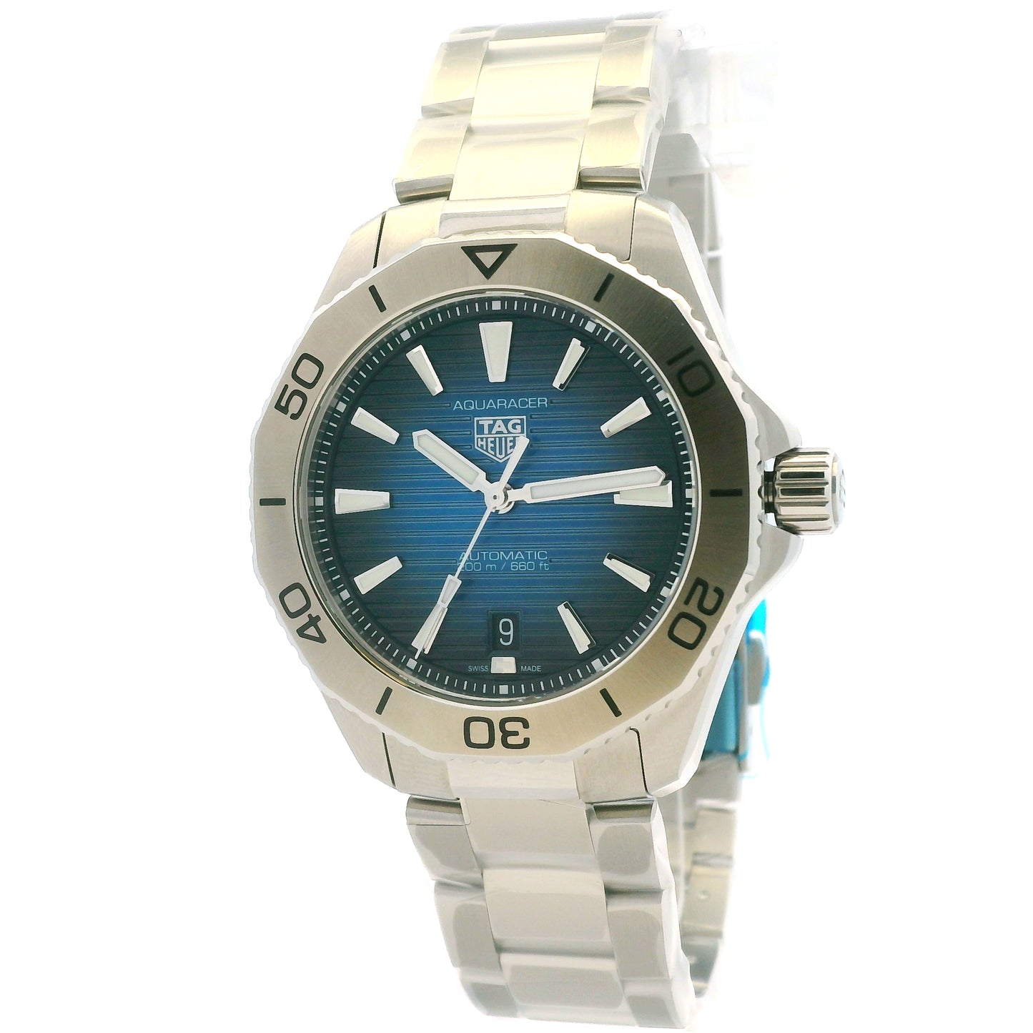 TAG Heuer Aquaracer 40mm Blue Dial Stainless Steel Watch