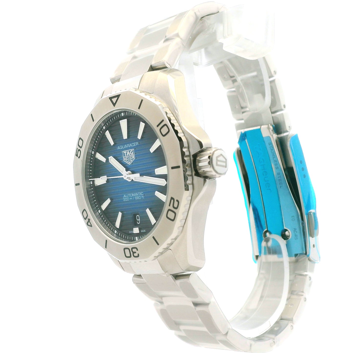 TAG Heuer Aquaracer 40mm Blue Dial Stainless Steel Watch