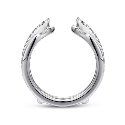 14K White Gold Diamond Ring Enhancer — Gabriel & Co. AN12545S-W44JJ
