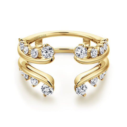 14K Yellow Gold Diamond Ring Enhancer — Gabriel & Co. AN12549M-Y44JJ