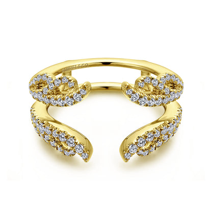 14K Yellow Gold Diamond Ring Enhancer — Gabriel & Co. AN12551M-Y44JJ