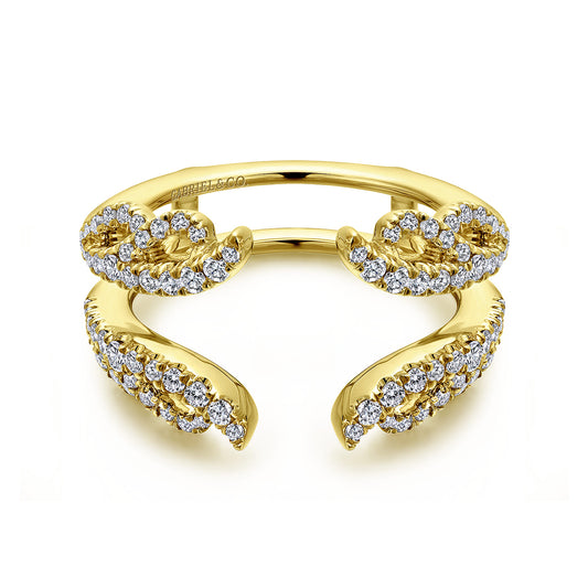 14K Yellow Gold Diamond Ring Enhancer — Gabriel & Co. AN12551M-Y44JJ