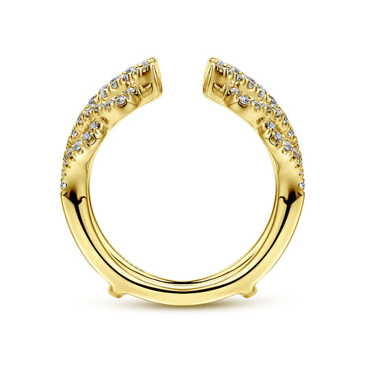 14K Yellow Gold Diamond Ring Enhancer — Gabriel & Co. AN12551M-Y44JJ