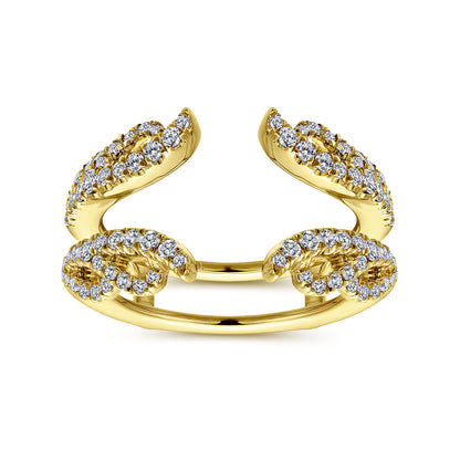 14K Yellow Gold Diamond Ring Enhancer — Gabriel & Co. AN12551M-Y44JJ