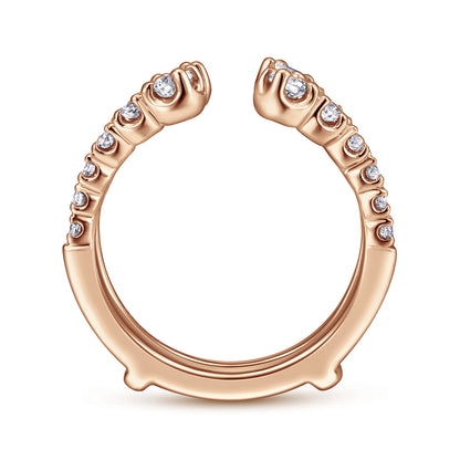 14K Rose Gold Diamond Ring Enhancer — Gabriel & Co. AN12552M-K44JJ