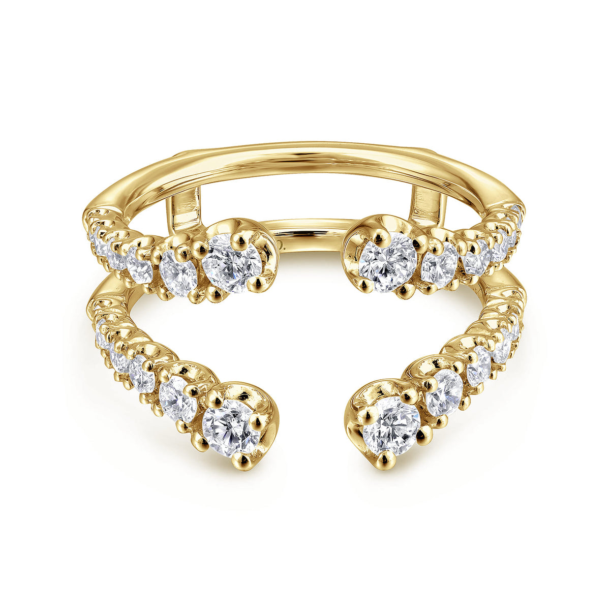 14K Yellow Gold Diamond Ring Enhancer — Gabriel & Co. AN12552M-Y44JJ