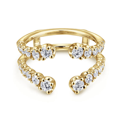 14K Yellow Gold Diamond Ring Enhancer — Gabriel & Co. AN12552M-Y44JJ
