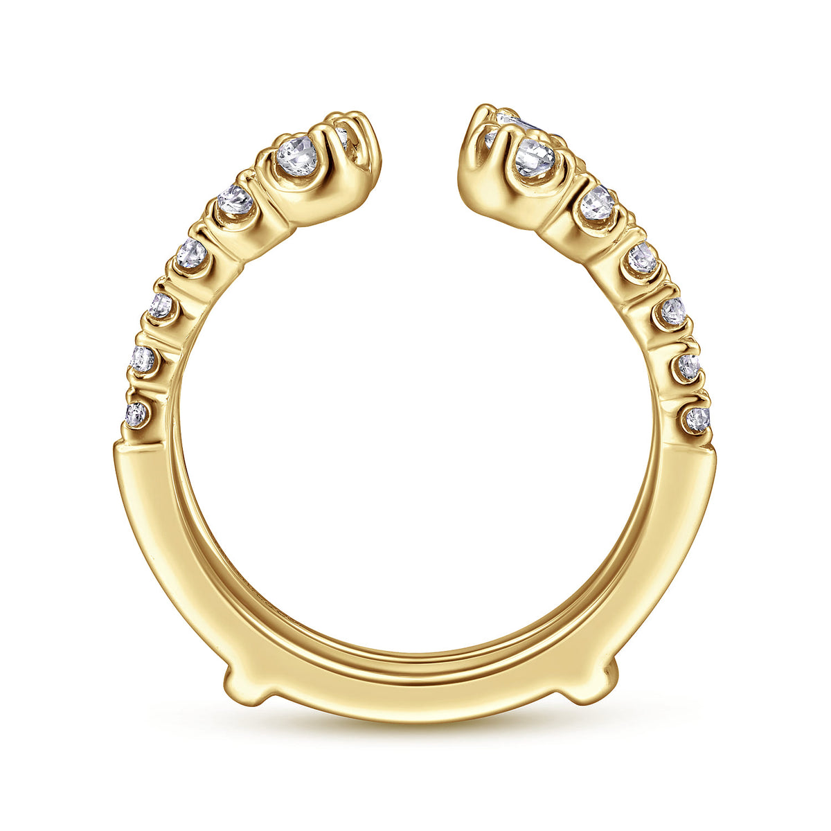 14K Yellow Gold Diamond Ring Enhancer — Gabriel & Co. AN12552M-Y44JJ