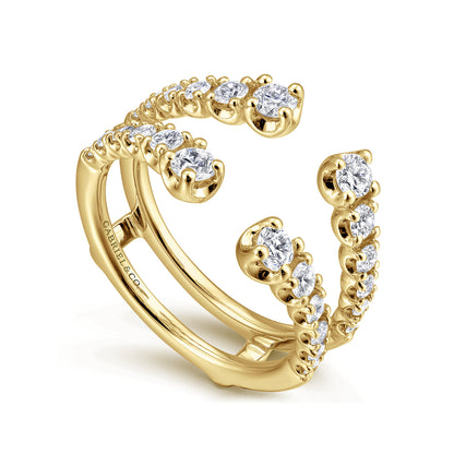 14K Yellow Gold Diamond Ring Enhancer — Gabriel & Co. AN12552M-Y44JJ