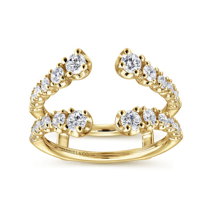 14K Yellow Gold Diamond Ring Enhancer — Gabriel & Co. AN12552M-Y44JJ