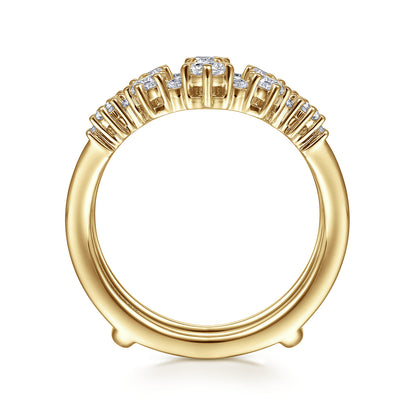14K Yellow Gold Diamond Ring Enhancer — Gabriel & Co. AN14746L-Y44JJ