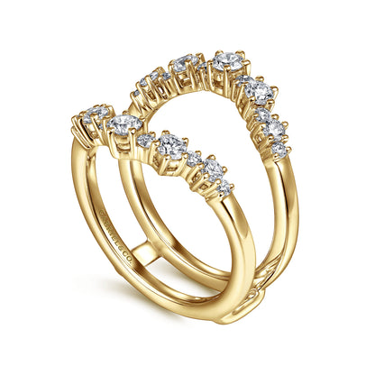 14K Yellow Gold Diamond Ring Enhancer — Gabriel & Co. AN14746L-Y44JJ