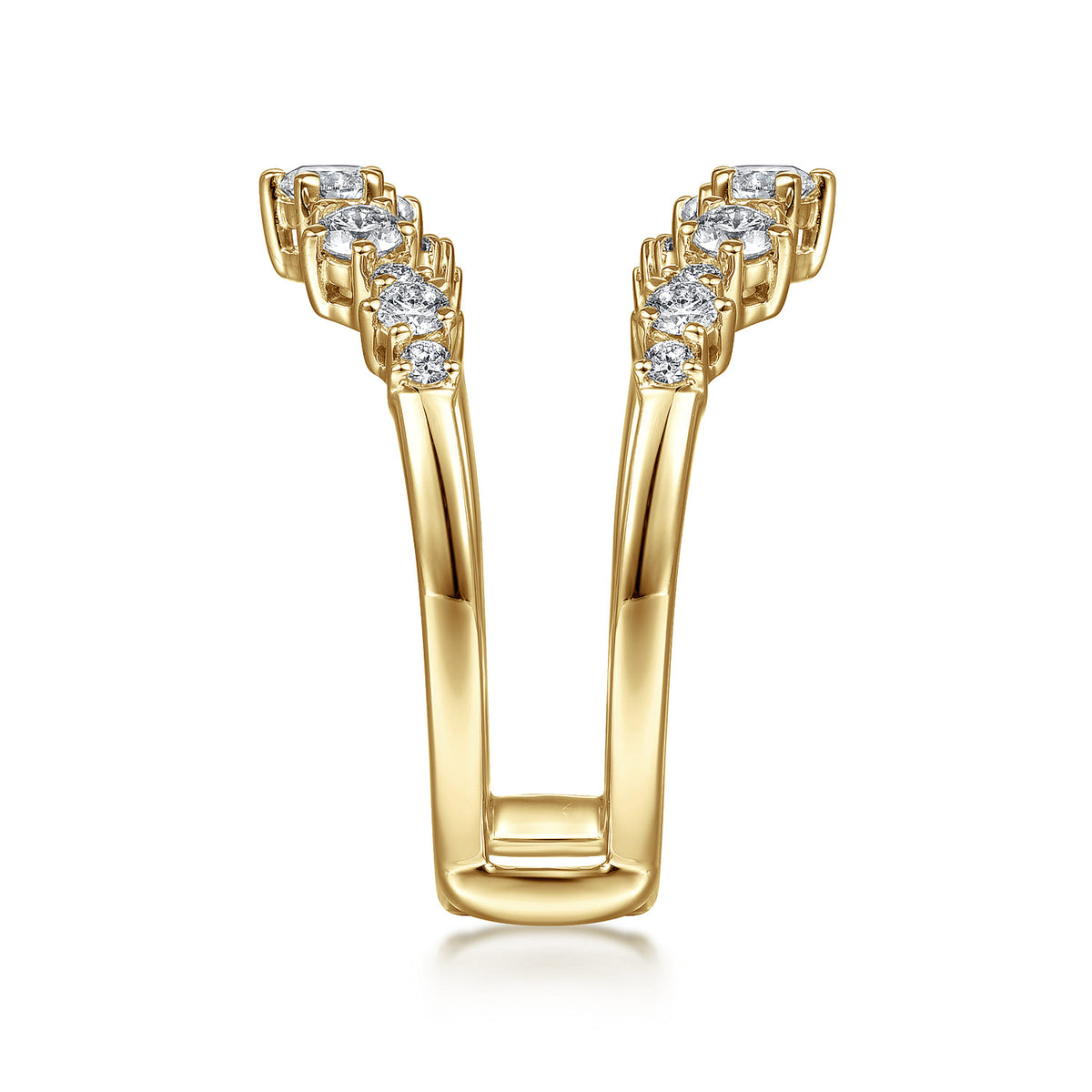 14K Yellow Gold Diamond Ring Enhancer — Gabriel & Co. AN14746L-Y44JJ