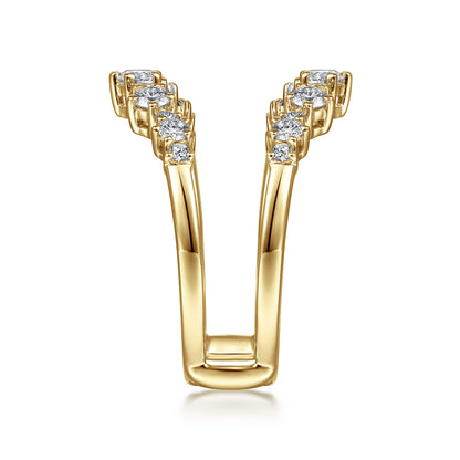 14K Yellow Gold Diamond Ring Enhancer — Gabriel & Co. AN14746L-Y44JJ