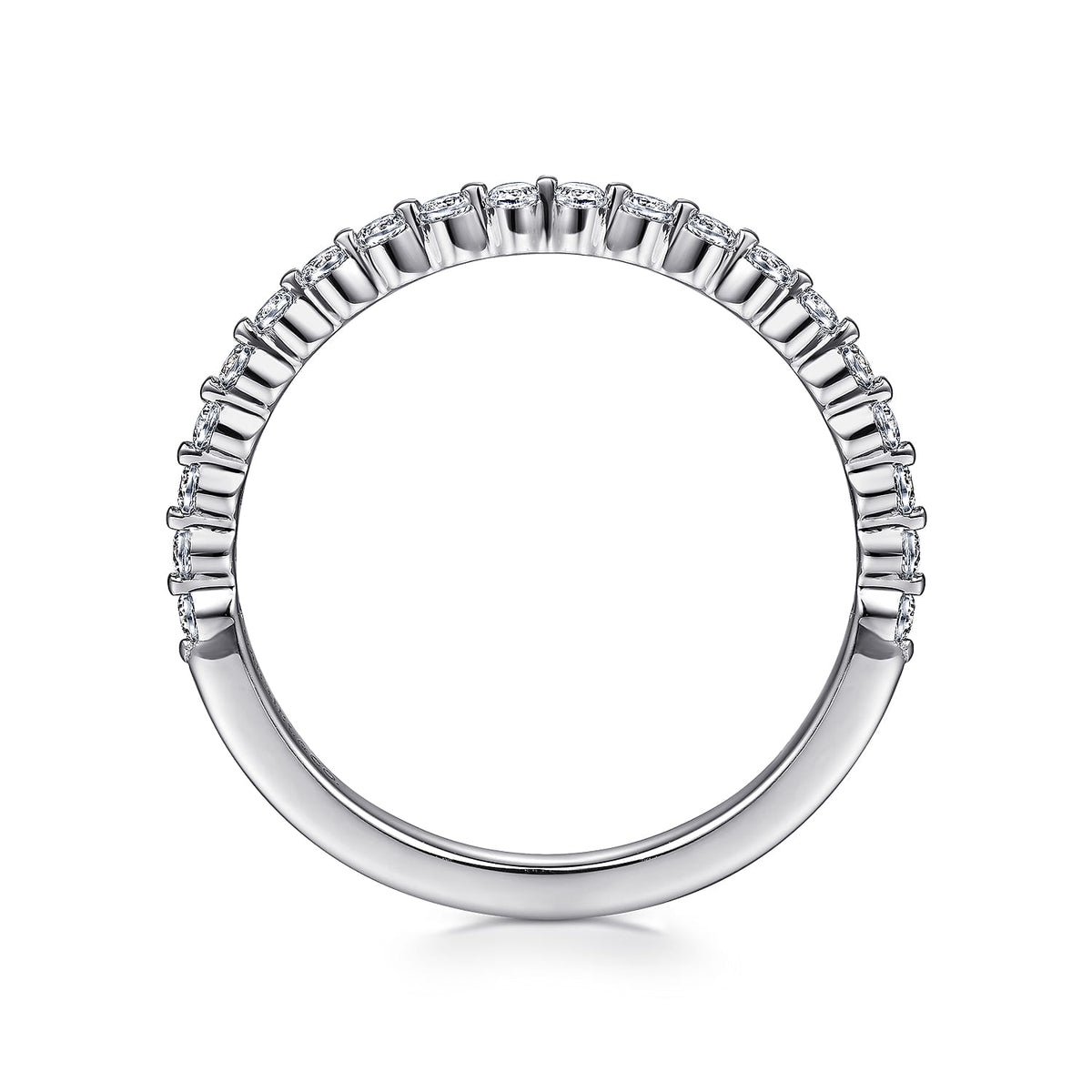 Platinum Single Prong Diamond Anniversary Band — Gabriel & Co. AN15745PT4JJ