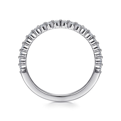 Platinum Single Prong Diamond Anniversary Band — Gabriel & Co. AN15745PT4JJ