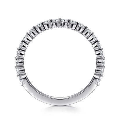 Platinum Single Prong Diamond Anniversary Band — Gabriel & Co. AN15746PT4JJ