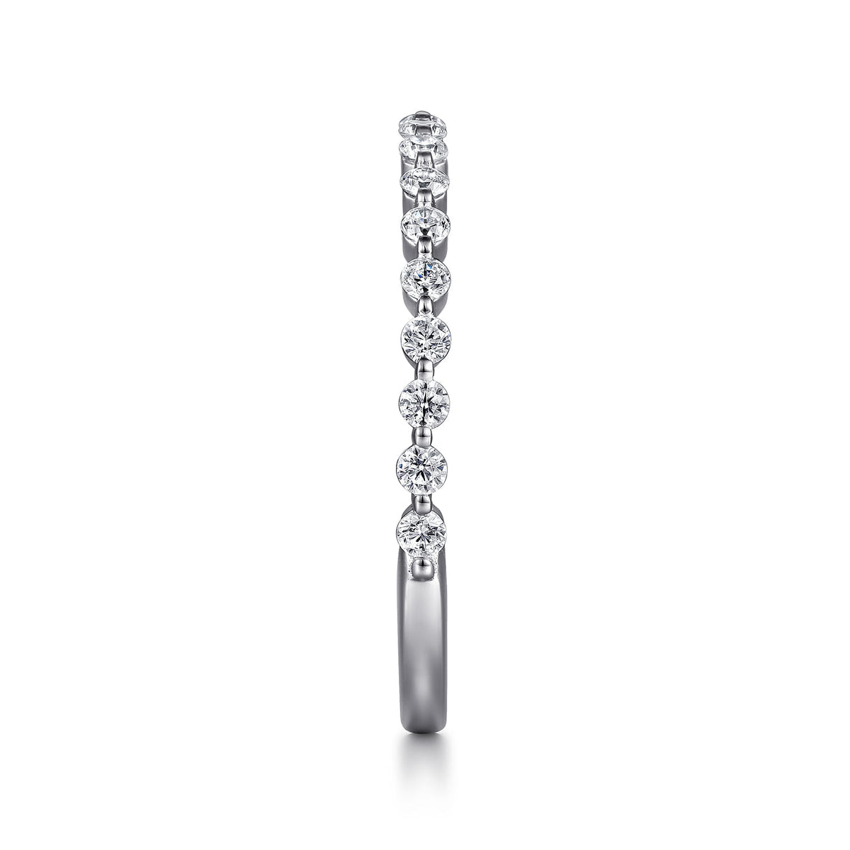 Platinum Single Prong Diamond Anniversary Band — Gabriel & Co. AN15746PT4JJ