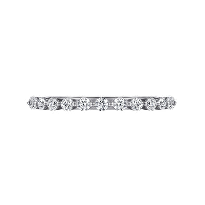 Platinum Single Prong Diamond Anniversary Band — Gabriel & Co. AN15747PT4JJ
