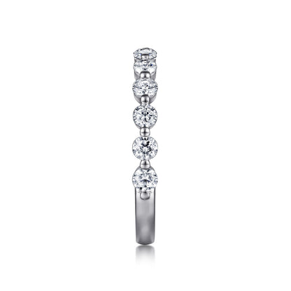 Platinum Single Prong Diamond Anniversary Band — Gabriel & Co. AN15748PT4JJ