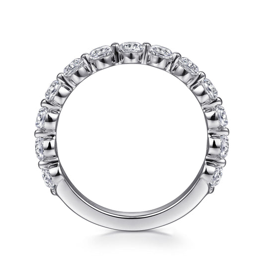 Platinum Single Prong Diamond Anniversary Band — Gabriel & Co. AN15749PT4JJ