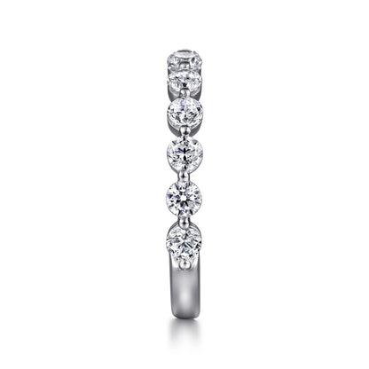 Platinum Single Prong Diamond Anniversary Band — Gabriel & Co. AN15749PT4JJ