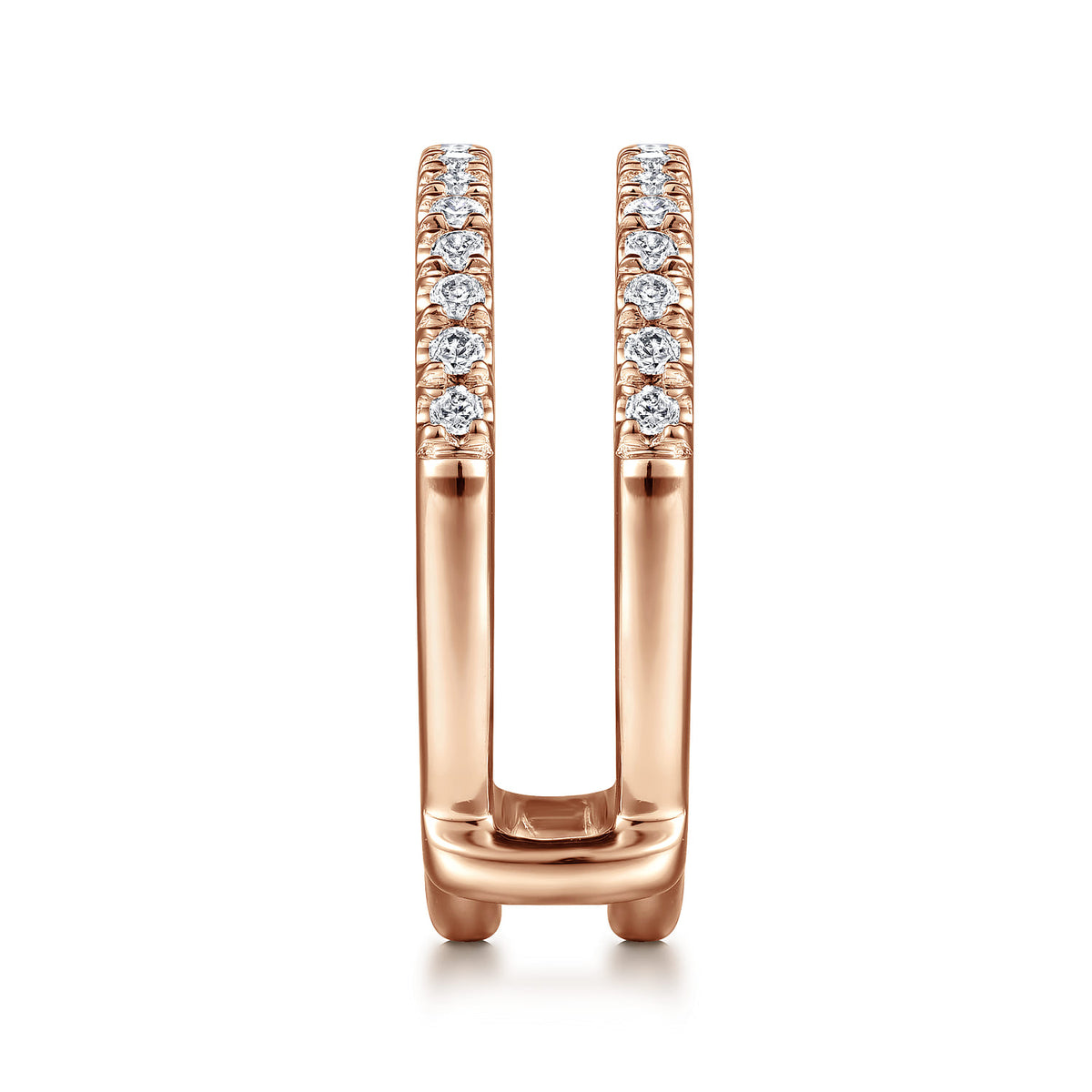 14K Rose Gold Diamond Ring Enhancer — Gabriel & Co. AN15821M-K44JJ