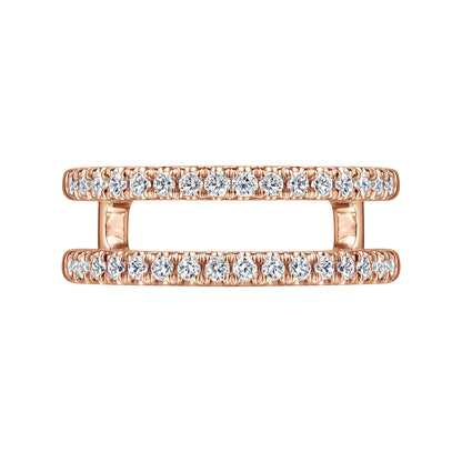14K Rose Gold Diamond Ring Enhancer — Gabriel & Co. AN15821M-K44JJ