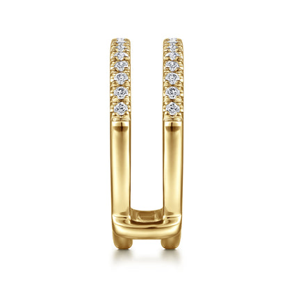 14K Yellow Gold Diamond Ring Enhancer — Gabriel & Co. AN15821M-Y44JJ