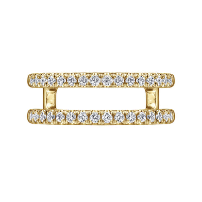 14K Yellow Gold Diamond Ring Enhancer — Gabriel & Co. AN15821M-Y44JJ