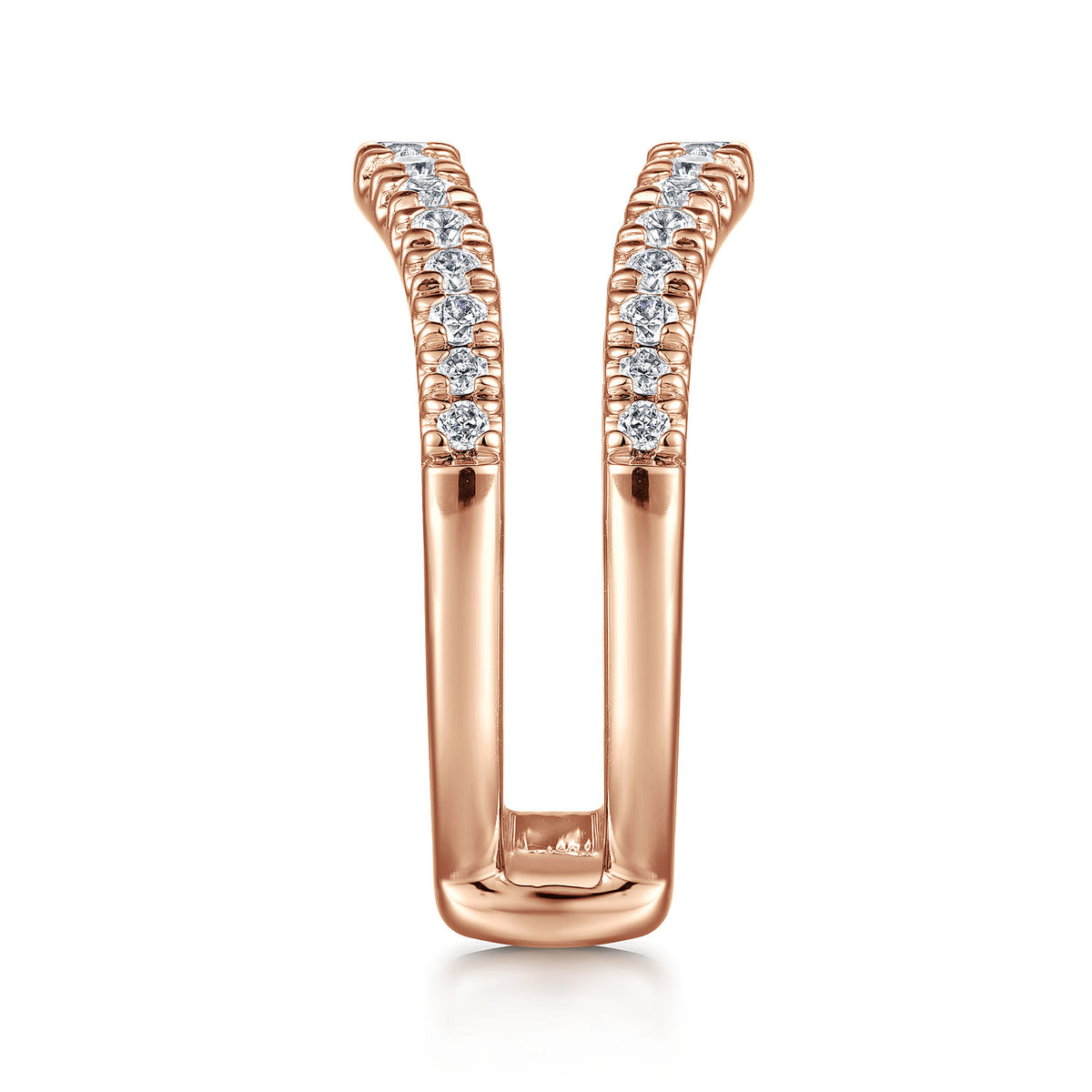 14K Rose Gold Diamond Ring Enhancer — Gabriel & Co. AN15823M-K44JJ