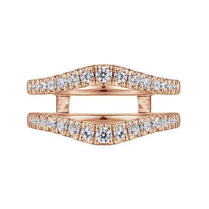 14K Rose Gold Diamond Ring Enhancer — Gabriel & Co. AN15823M-K44JJ