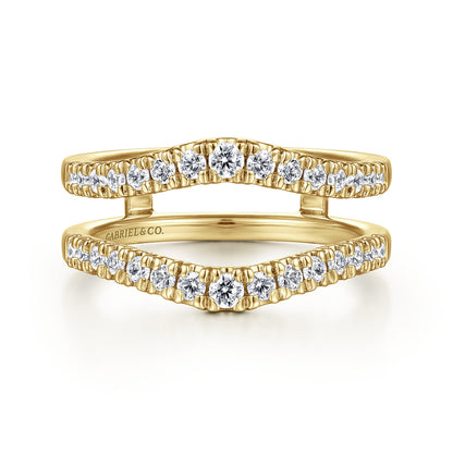 14K Yellow Gold Diamond Ring Enhancer — Gabriel & Co. AN15823M-Y44JJ