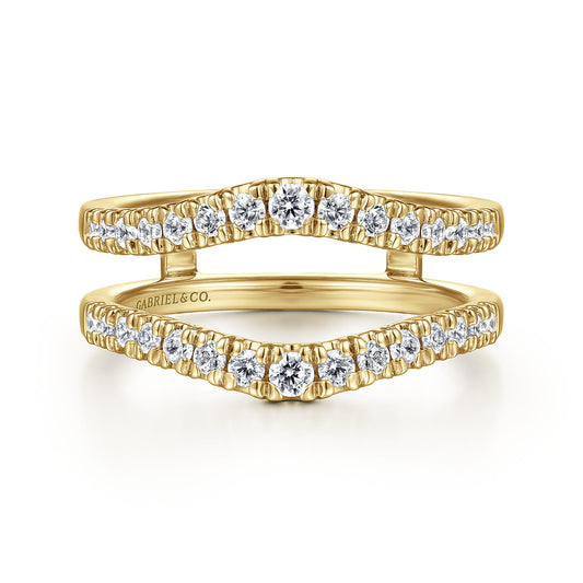 14K Yellow Gold Diamond Ring Enhancer — Gabriel & Co. AN15823M-Y44JJ