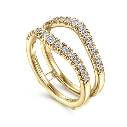 14K Yellow Gold Diamond Ring Enhancer — Gabriel & Co. AN15823M-Y44JJ