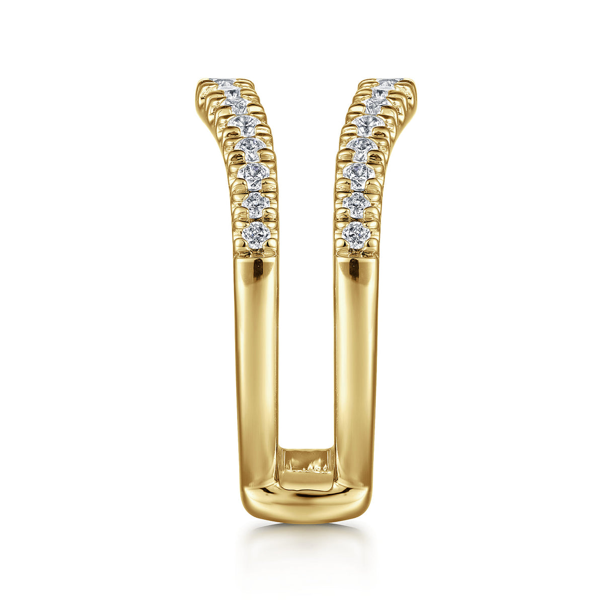 14K Yellow Gold Diamond Ring Enhancer — Gabriel & Co. AN15823M-Y44JJ