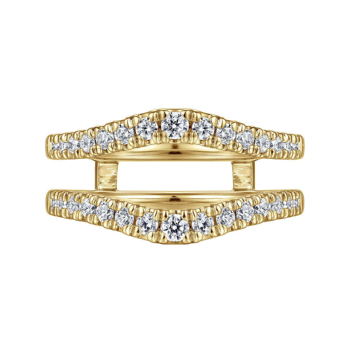 14K Yellow Gold Diamond Ring Enhancer — Gabriel & Co. AN15823M-Y44JJ