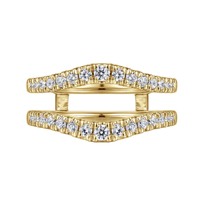 14K Yellow Gold Diamond Ring Enhancer — Gabriel & Co. AN15823M-Y44JJ