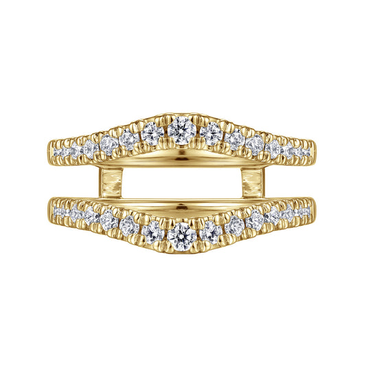 14K Yellow Gold Diamond Ring Enhancer — Gabriel & Co. AN15823M-Y44JJ